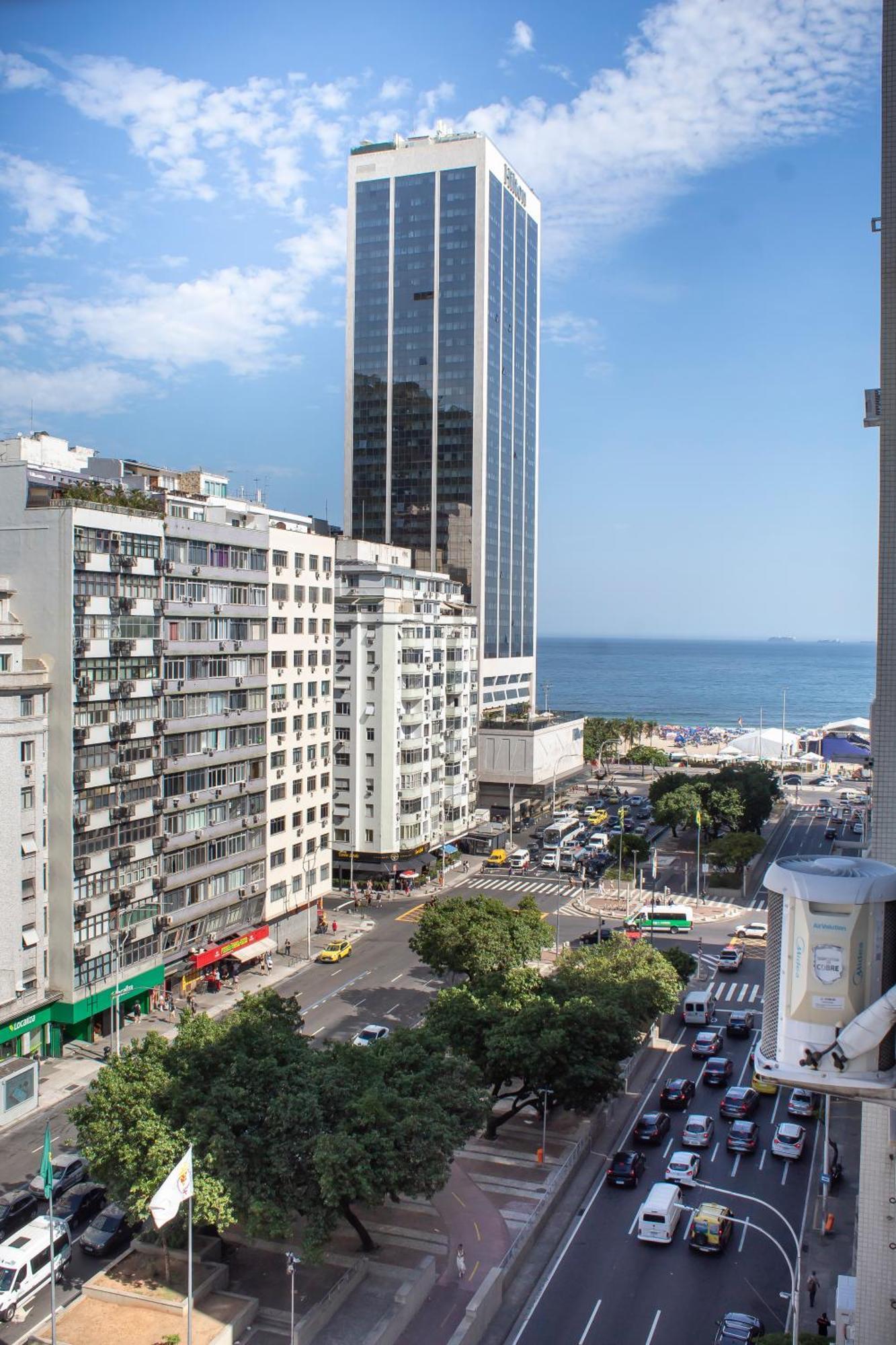 Apartamento Completo Na Praia De Copacabana 02 Quartos Com Vista Lateral Mar Em Andar Alto, Ar, Wifi , Netflix, Pauloangerami Rmvc18 Rio de Janeiro Exteriör bild