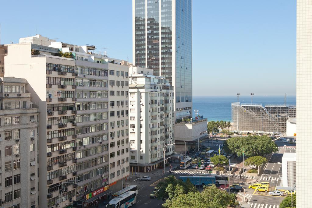 Apartamento Completo Na Praia De Copacabana 02 Quartos Com Vista Lateral Mar Em Andar Alto, Ar, Wifi , Netflix, Pauloangerami Rmvc18 Rio de Janeiro Exteriör bild